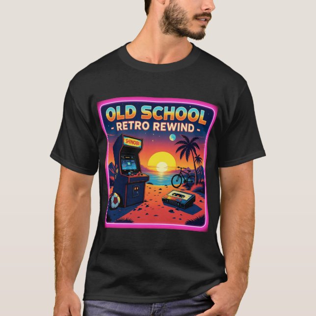Old school t shirt (Framsida)