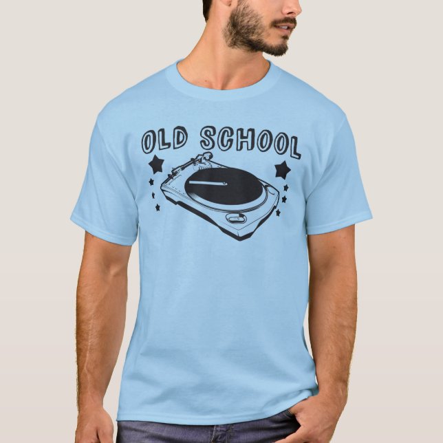 Old school tänder skjortan tee shirt (Framsida)