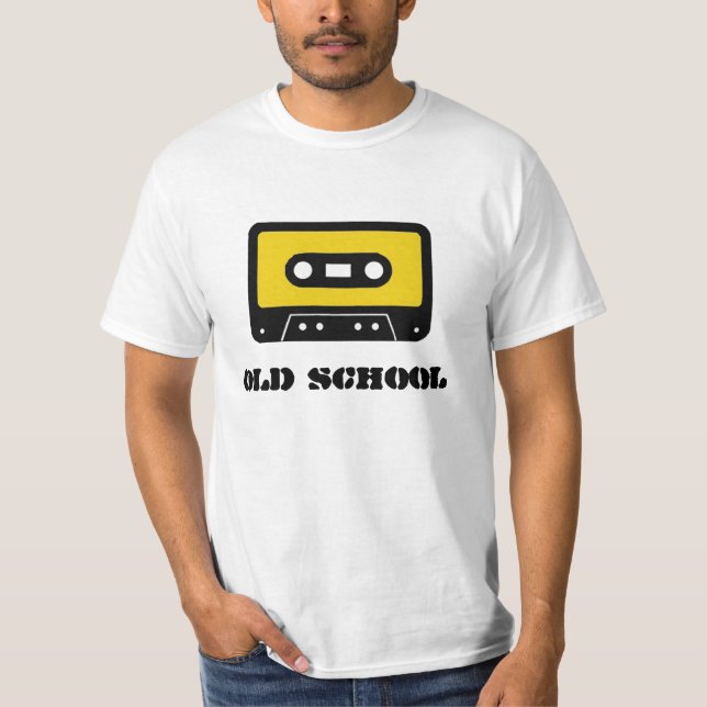 OLD SCHOOL tape T-shirt (Framsida)