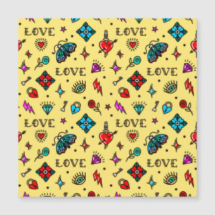 Old school Tattoo Kärlek Mönster