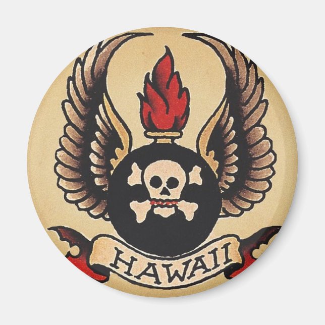 Old school tattoo magnet (Framsidan)