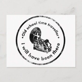 old school Time Traveler Vykort