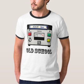OLD SCHOOL - vagnsmaskin T-shirt