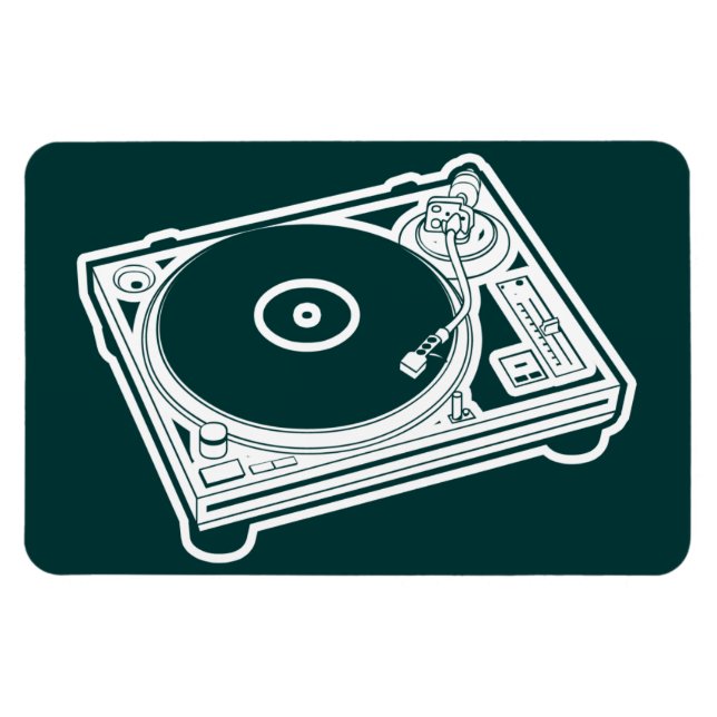 Old school Vax / Turntable Magnet (Horisontell)