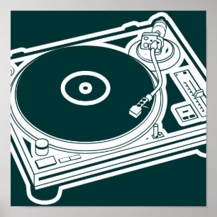 Old school Vax / Turntable Poster