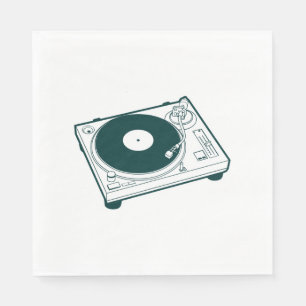 Old school Vax (vinyl), flyttbar Pappersservett