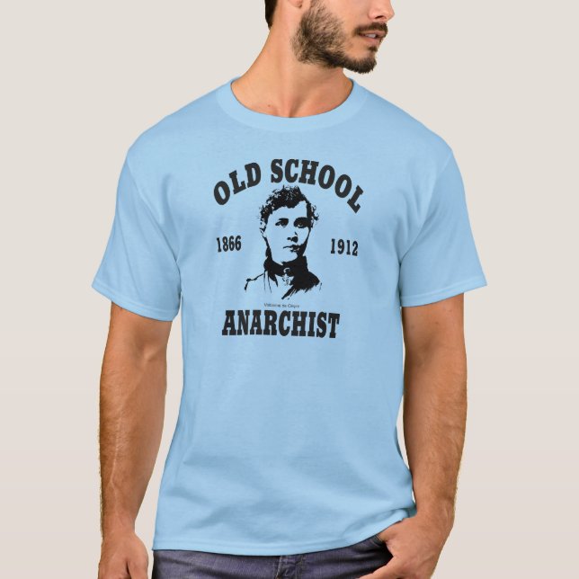 Old school -- Voltairine de Cleyre T-shirt (Framsida)
