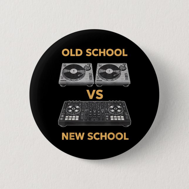 Old School Vs New School Dj Turntable Vs Knapp (Framsida)