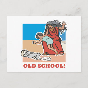 old school vykort