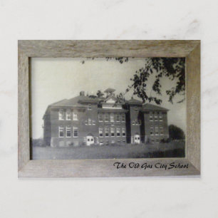 Old school-vykort vykort