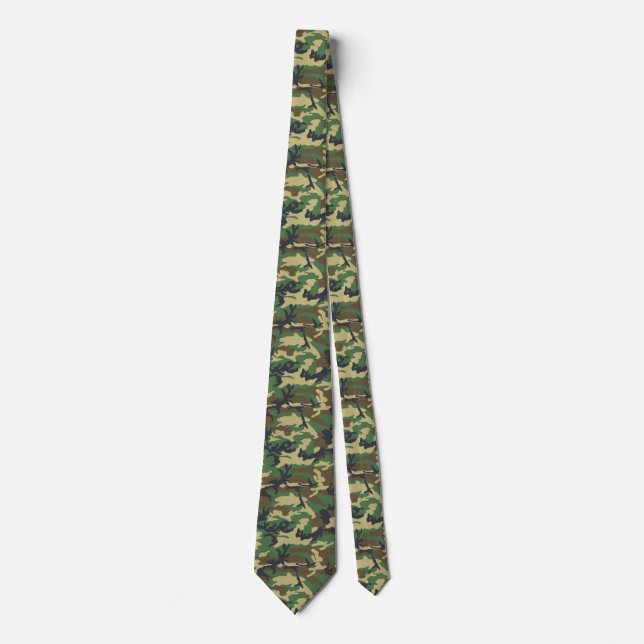 Old school Woodland Camo Neck Tie Slips (Framsida)