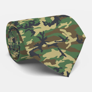 Old school Woodland Camo Tie Slips