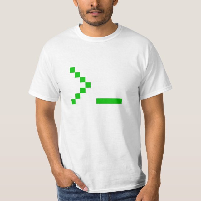 Old schooldatortext matar in precis t-shirt (Framsida)