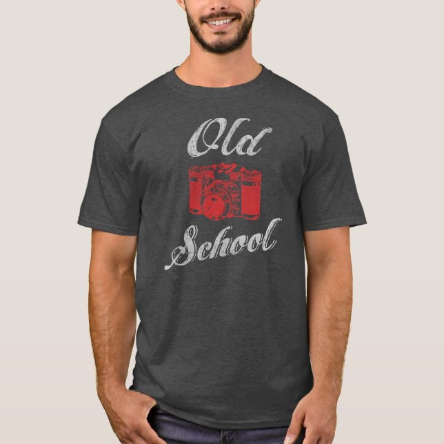 old schoolfotografi tee (Framsida)