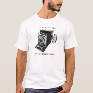 OLD SCHOOLFOTOGRAFUTSLAGSPLATS TEE SHIRT