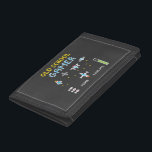 Old schoolGamer - Stellarship - plånbok<br><div class="desc">PIXELkonstillustration som visar en spaceshiplek för old school 8bits.</div>