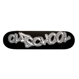 Old schoolgrafitti mini skateboard bräda 18,7 cm