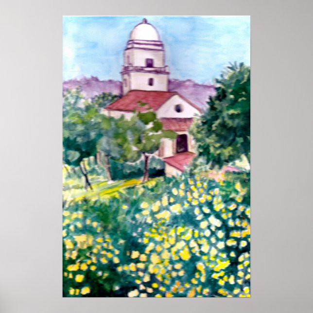 "OLD SCHOOLHOUSE" CANVAS POSTER AV H DAVIDSOHN (Framsidan)