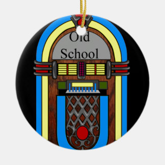 Old schoolJukebox Julgransprydnad Keramik