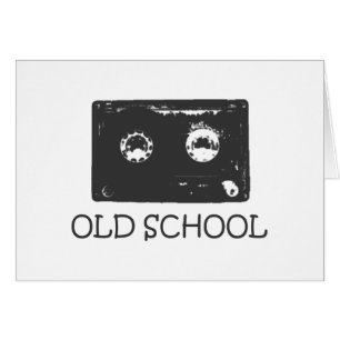 Old schoolkassett! hälsningskort