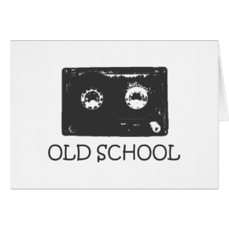 Old schoolkassett! hälsningskort