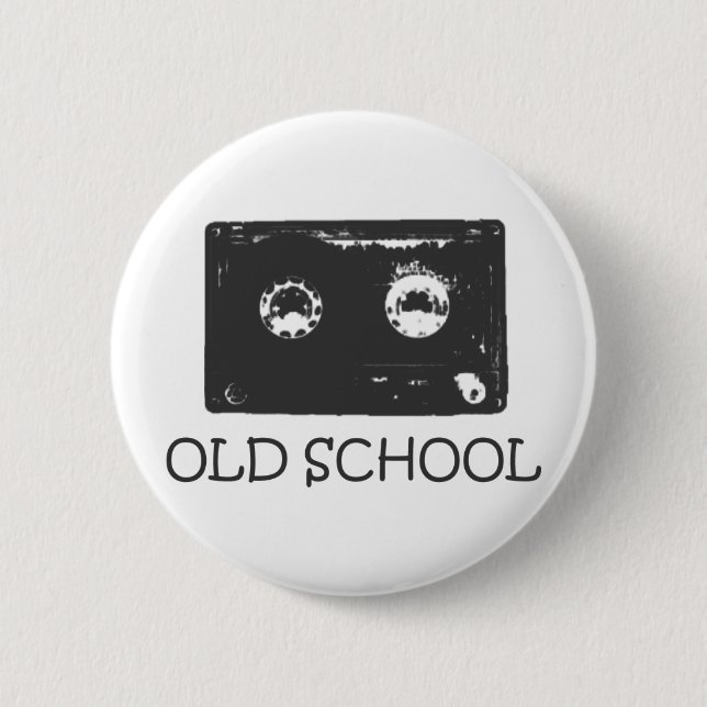 Old schoolkassett! knapp (Framsida)