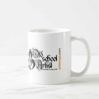 Old schoolkonstnärmugg kaffemugg