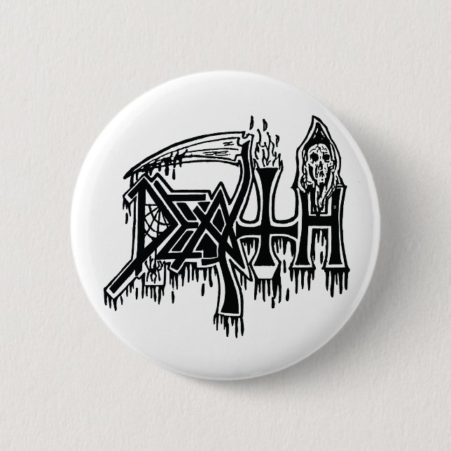 Old schoollogotypvit knäppas knapp (Framsida)