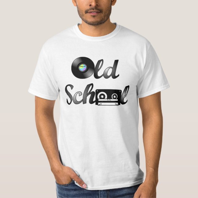 Old schoolmusikmassmedia tee (Framsida)