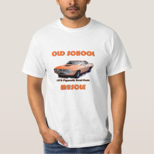 Old schoolmuskelHemi-Cuda T-tröja 1970 T-shirt