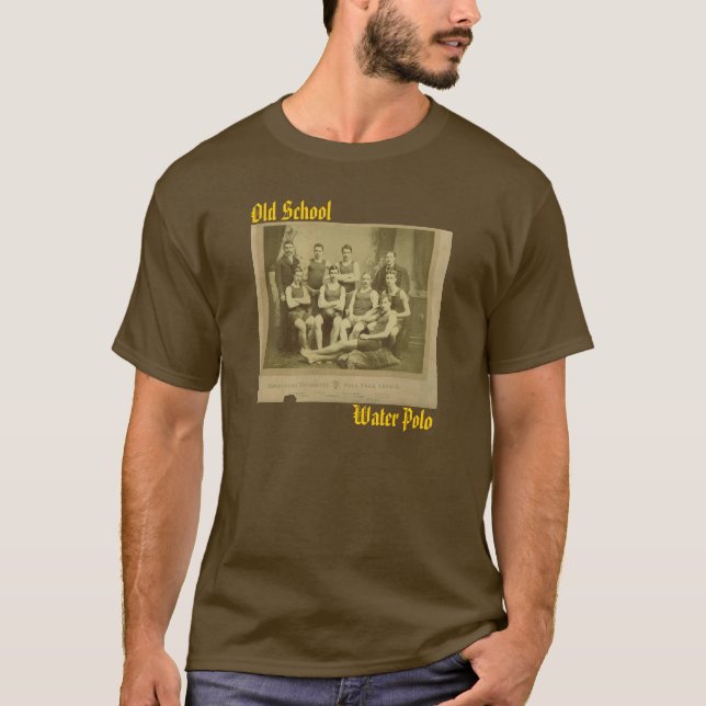 Old schoolvattenPolo - design 3 Tee (Framsida)