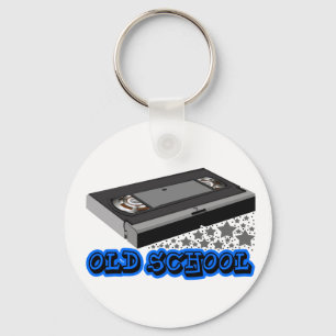 Old schoolvhs nyckelring