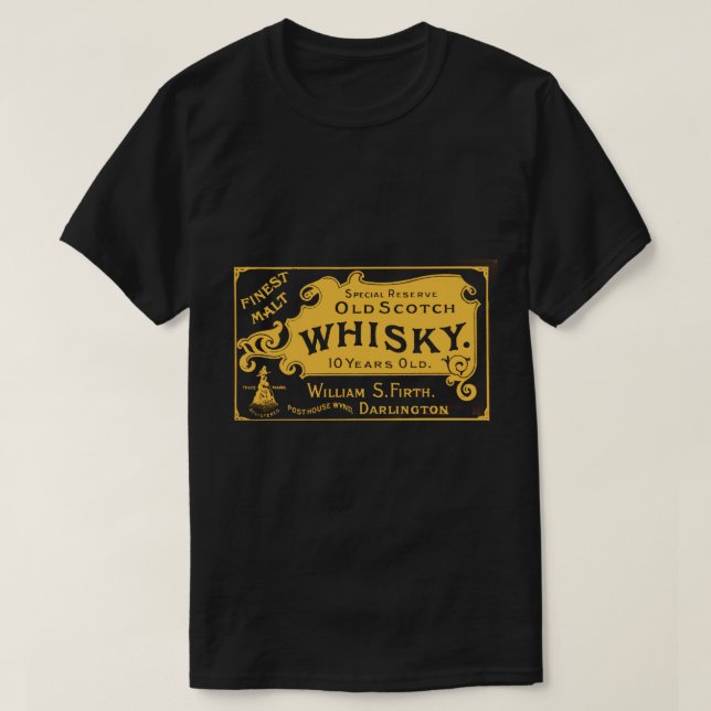 Old Scotch Whisky T Shirt (Design framsida)
