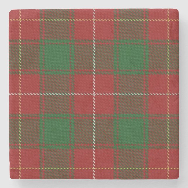 Old Scots Tavern Clan MacFie Tartan Underlägg Sten (Framsidan)