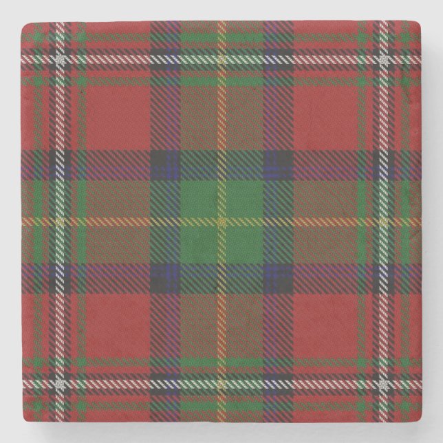 Old Scots Tavern Klan Boyd Tartan Underlägg Sten (Framsidan)