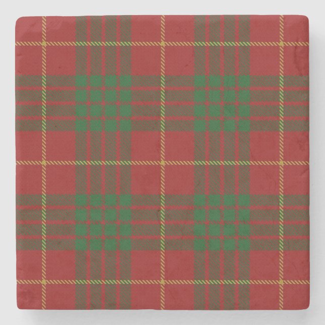 Old Scots Tavern Klan Cameron Tartan Stenunderlägg (Framsidan)