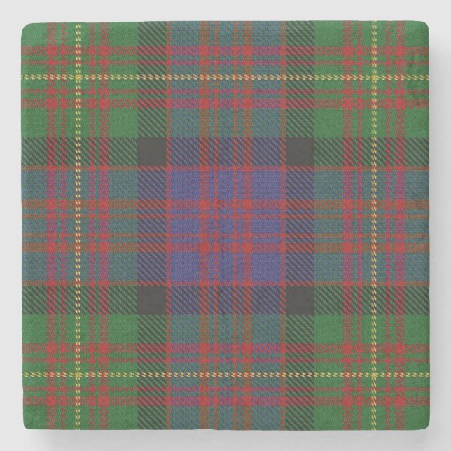 Old Scots Tavern Klan Carnegie Tartan Stenunderlägg (Framsidan)