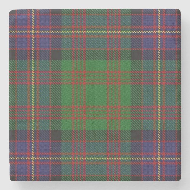 Old Scots Tavern Klan Cochrane Cochran Tartan Stenunderlägg (Framsidan)