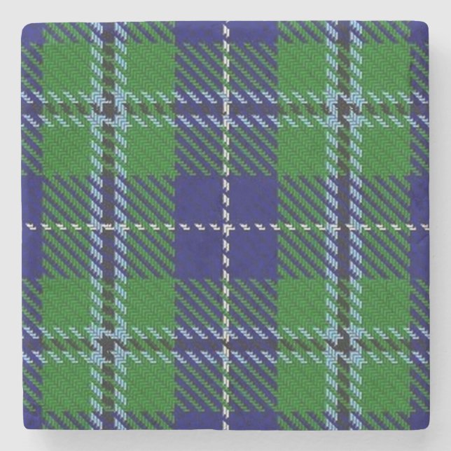 Old Scots Tavern Klan Douglas Tartan Underlägg Sten (Framsidan)
