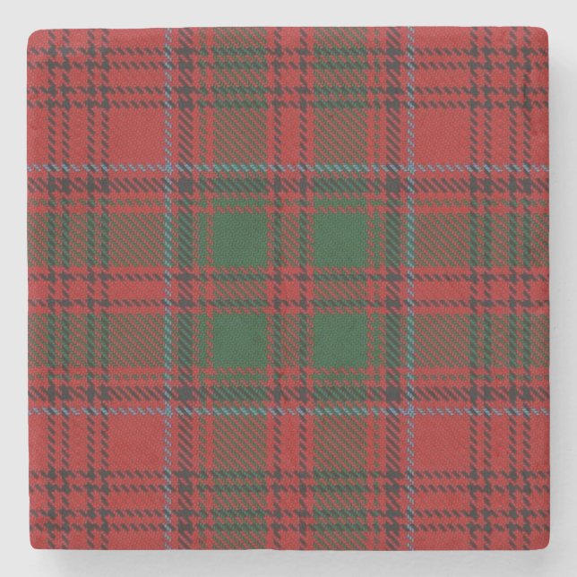 Old Scots Tavern Klan Grant Tartan Stenunderlägg (Framsidan)