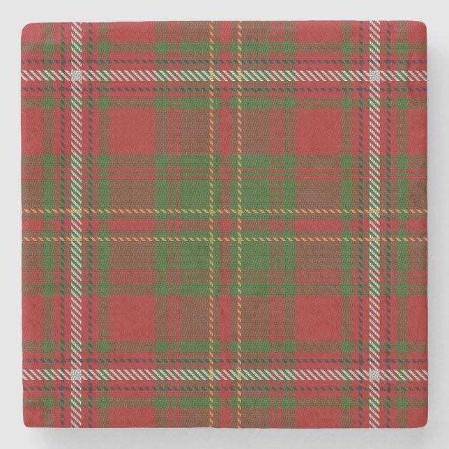 Old Scots Tavern Klan Hay Tartan Underlägg Sten (Framsidan)