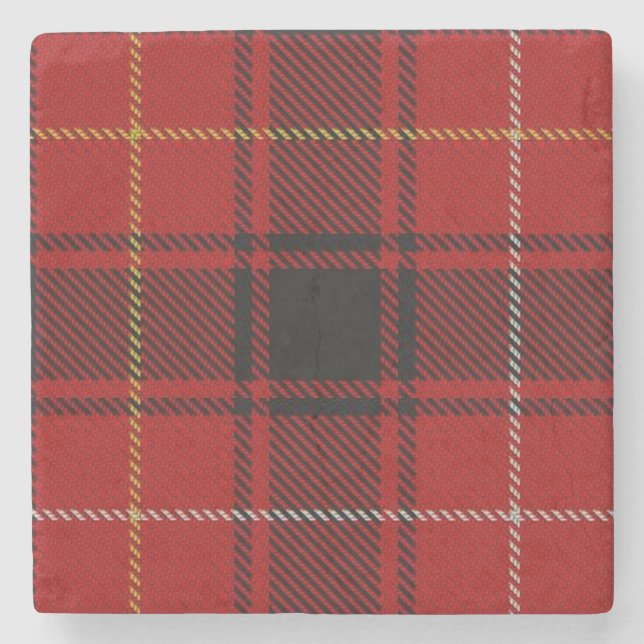 Old Scots Tavern klan MacIver rutmönster Stenunderlägg (Framsidan)