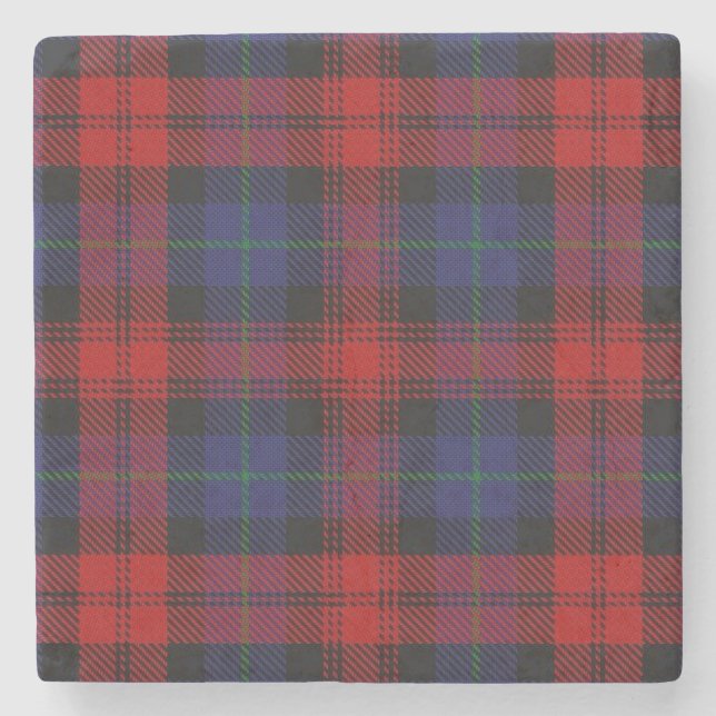 Old Scots Tavern Klan MacLachlan Tartan Underlägg Sten (Framsidan)
