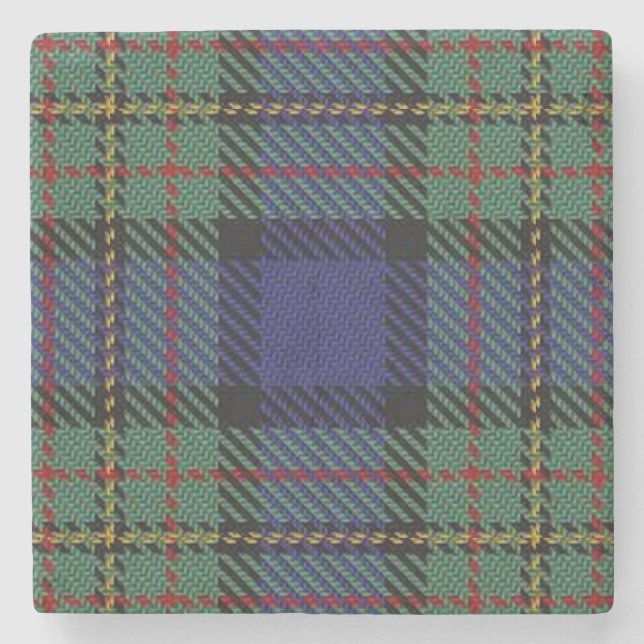 Old Scots Tavern Klan MacLaren Tartan Underlägg Sten (Framsidan)