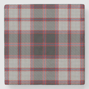 Old Scots Tavern Klan MacPherson Tartan Underlägg Sten