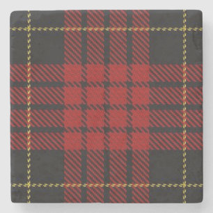 Old Scots Tavern Klan MacQueen Tartan Underlägg Sten