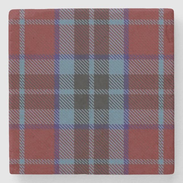Old Scots Tavern klan MacTavish rutmönster Stenunderlägg (Framsidan)