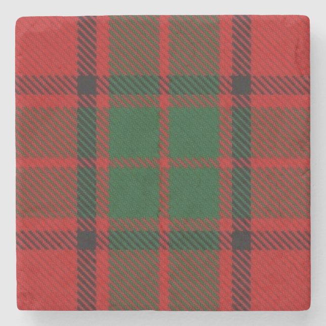Old Scots Tavern Klan Maxwell Tartan Underlägg Sten (Framsidan)