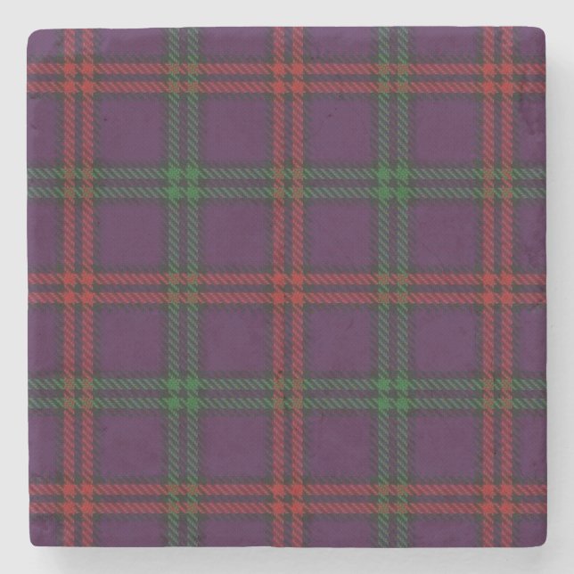 Old Scots Tavern Klan Montgomery Tartan Stenunderlägg (Framsidan)