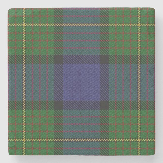 Old Scots Tavern Klan Muir Tartan Underlägg Sten (Framsidan)